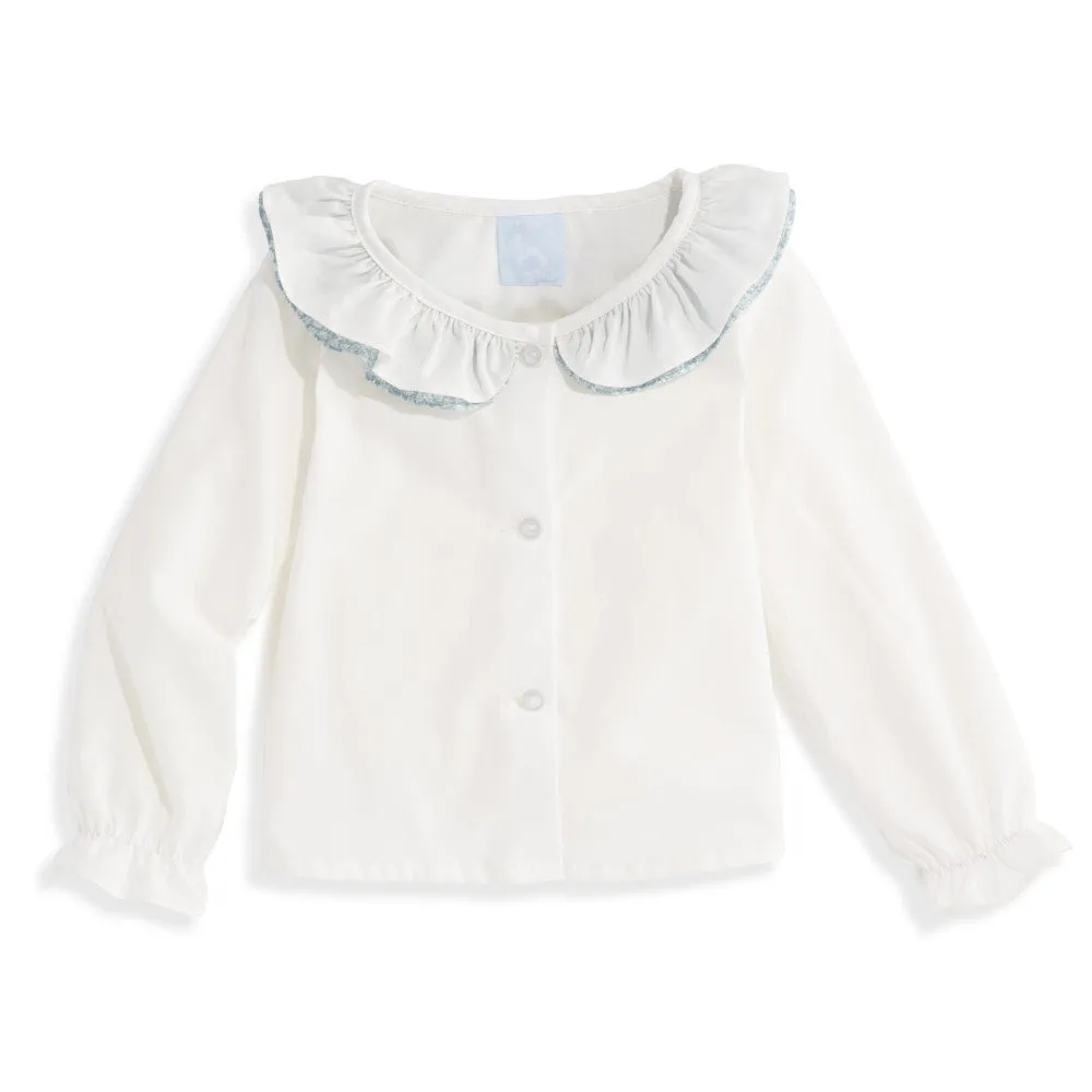 Iris Blouse -- Ivory w/ Calista Floral