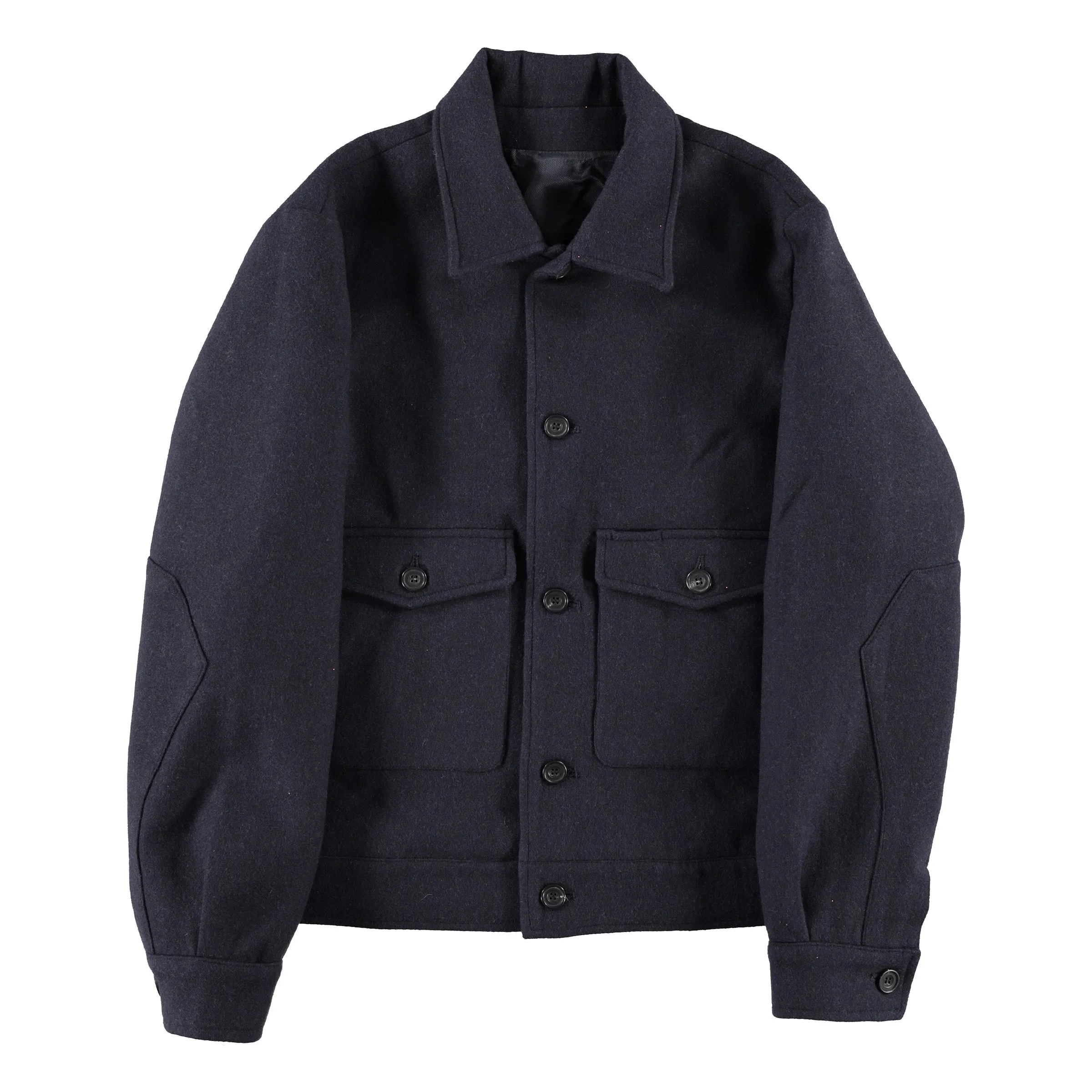 Navy Wool/Cashmere Marfa Jacket