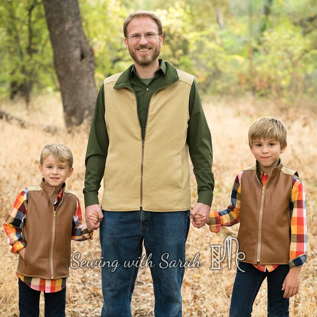 Trailblazer Vest Sewing Pattern - Child